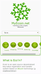 Mobile Screenshot of myecoin.net